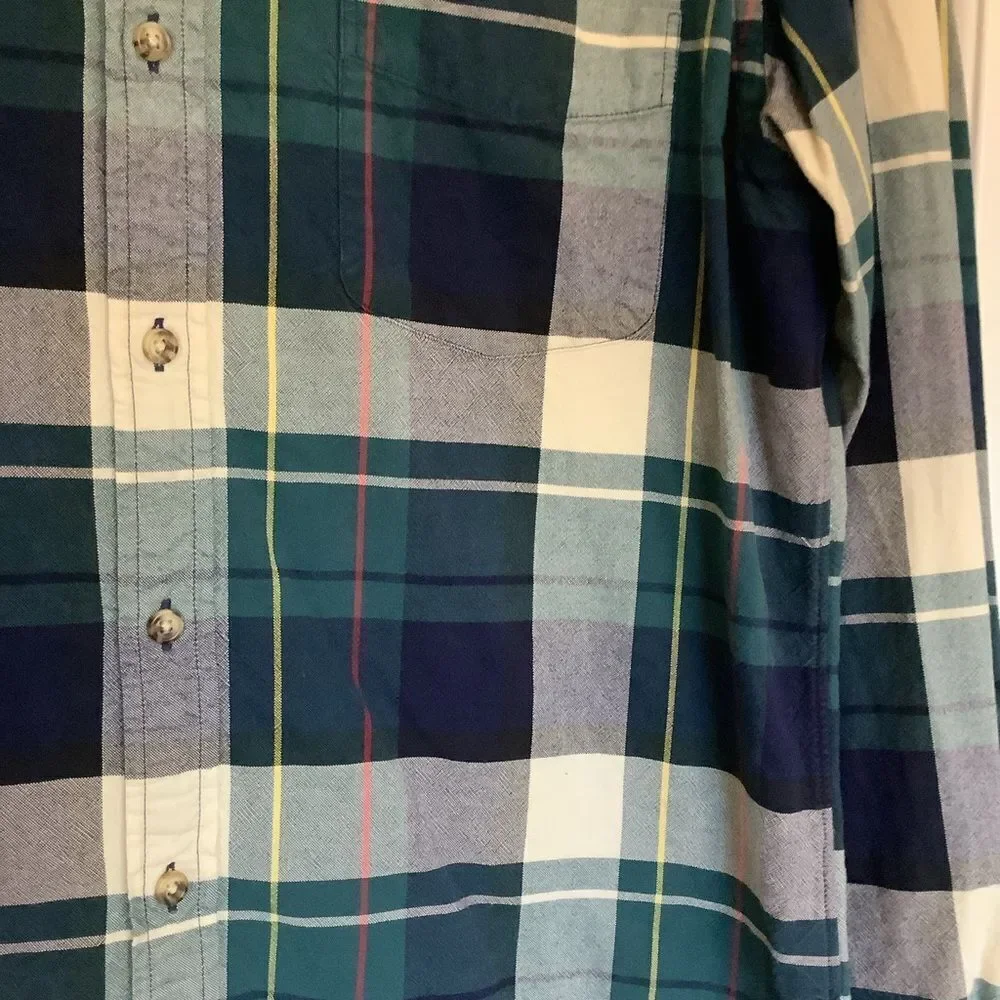J. Crew‎ Tartan Plaid Oxford Button Down